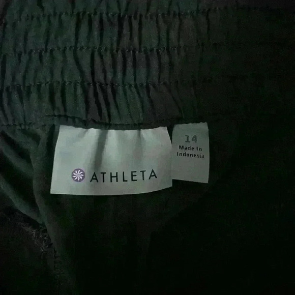 Athleta Black Joggers with Pockets - Picture 2 of 3